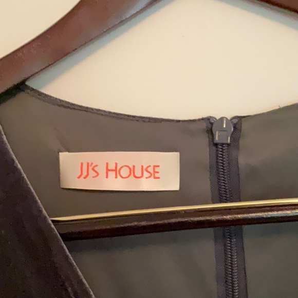 JJs House, NWT, slate blue velvet gown, with long lace sleeves - Picture 5 of 8